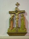 Jesus Crucifix. Church interior. Christs Church, Lancaster. UK