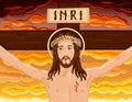 Jesus Crucifixion on the Cross