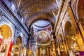 Jesus Fresco Dome Ceiling Santa Maria Maddalena Church Rome Ita Royalty Free Stock Photo