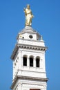 Jesus Golden Statue Bell Tower