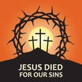 jesus golgotha banner