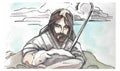 Jesus Goos Shepherd illustration