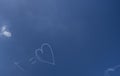 Jesus is Love Skywriting Royalty Free Stock Photo