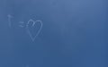 Jesus is Love Skywriting