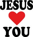 Jesus loves you icon