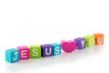 Jesus loves you Royalty Free Stock Photo