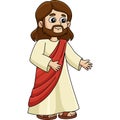 Jesus the Messiah Cartoon Colored Clipart