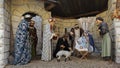 Jesus nativity scene in Church of Nativity, Bethlehem, Palestine Royalty Free Stock Photo