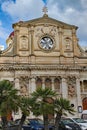 Jesus of Nazareth church on the waterfront of Sliema in Malta