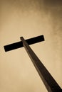 Jesus old cross Royalty Free Stock Photo