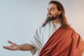 Jesus reaching out the hand Royalty Free Stock Photo