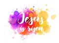 Jesus is risen. Easter concept background