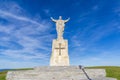 Monument to the Sacred Heart of Jesus in Oviedo. Asturias. Spain Royalty Free Stock Photo