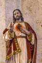 Jesus Sacred Heart Statue San Fernando Cathedral San Antonio Texas Royalty Free Stock Photo