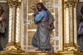 Jesus standing at the door and knocking Royalty Free Stock Photo