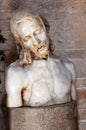 Jesus statue inside Basilica di Aquileia Royalty Free Stock Photo