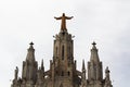 Expiatory Church of the Sacred Heart of Jesus, Tibidabo mountain, Barcelona Royalty Free Stock Photo