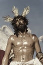 Jesus stripped of his garments, Easter in Seville Royalty Free Stock Photo