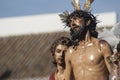 Jesus stripped of his garments, Easter in Seville Royalty Free Stock Photo