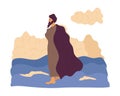 Jesus walking on water