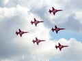 Jet aircraft aerobatic team from Suisse