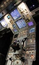 Jet aircraft cockpit details Royalty Free Stock Photo
