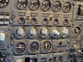 Jet aircraft cockpit Equipment Royalty Free Stock Photo