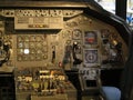 Jet aircraft cockpit Equipment Royalty Free Stock Photo