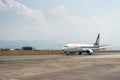 Jet Airways Boeing 737 at Kathmandu Airport, Nepal