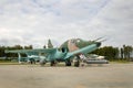 Jet assault plane Sukhoy Su-25 Royalty Free Stock Photo