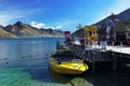 Queenstown Jet Boat, New Zealand Royalty Free Stock Photo