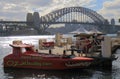 Jet boat Sydney harbour Australia Royalty Free Stock Photo