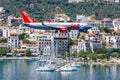 Jet2 Boeing 737-800 airplane at Skiathos Airport in Greece