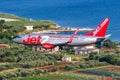 Jet2 Boeing 737-300 airplane at Split Airport in Croatia