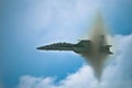 Jet Breaking Sound Barrier Royalty Free Stock Photo