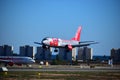 Easyjet And Jet2 Aircraft Landing At Alicante Airport Royalty Free Stock Photo