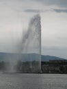 Jet d'eau fountain in Geneva Royalty Free Stock Photo