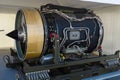 Jet engine business jet Bombardier Global 5000 Royalty Free Stock Photo