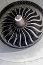 Jet Engine Close up Royalty Free Stock Photo