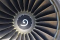 Jet engine detail Royalty Free Stock Photo