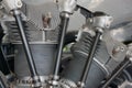 Jet engine intricate equipment Royalty Free Stock Photo