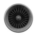 Jet Engine Isolated Royalty Free Stock Photo