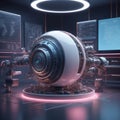 Jet engine research and development Royalty Free Stock Photo