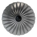 Jet engine, turbine blades of airplane, 3d render