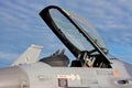 Jet fighter cockpit Royalty Free Stock Photo