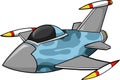 Jet Fighter Illustration Royalty Free Stock Photo