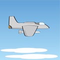 Jet fighter plane Royalty Free Stock Photo