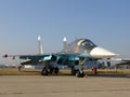 Jet fighter Su-34 Royalty Free Stock Photo