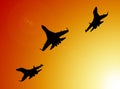 Jet fighters Royalty Free Stock Photo