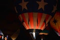 Jet firing stars stripes balloon Boise Idaho 2019